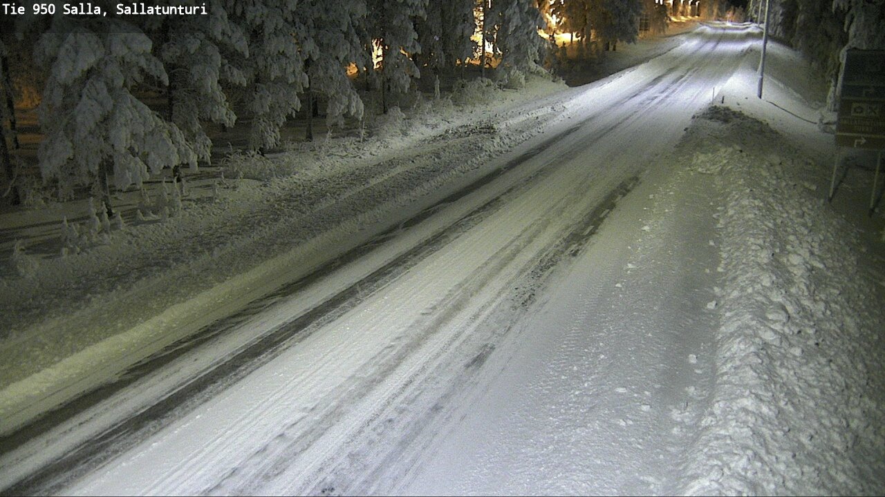 Kelikamerat Kuva Tie 950 Salla, Sallatunturi, Salla, Lappi