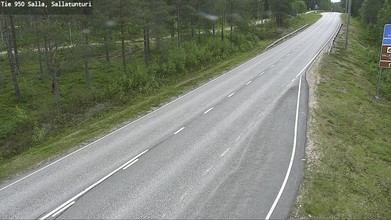 Weather Camera Image Road 950 Salla, Sallatunturi, Salla, Lappi