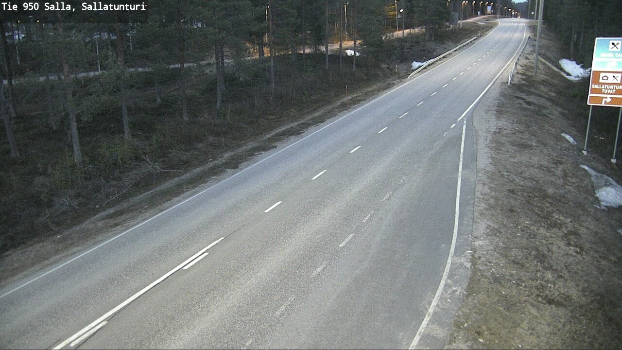 Kelikamerat Kuva Tie 950 Salla, Sallatunturi, Salla, Lappi
