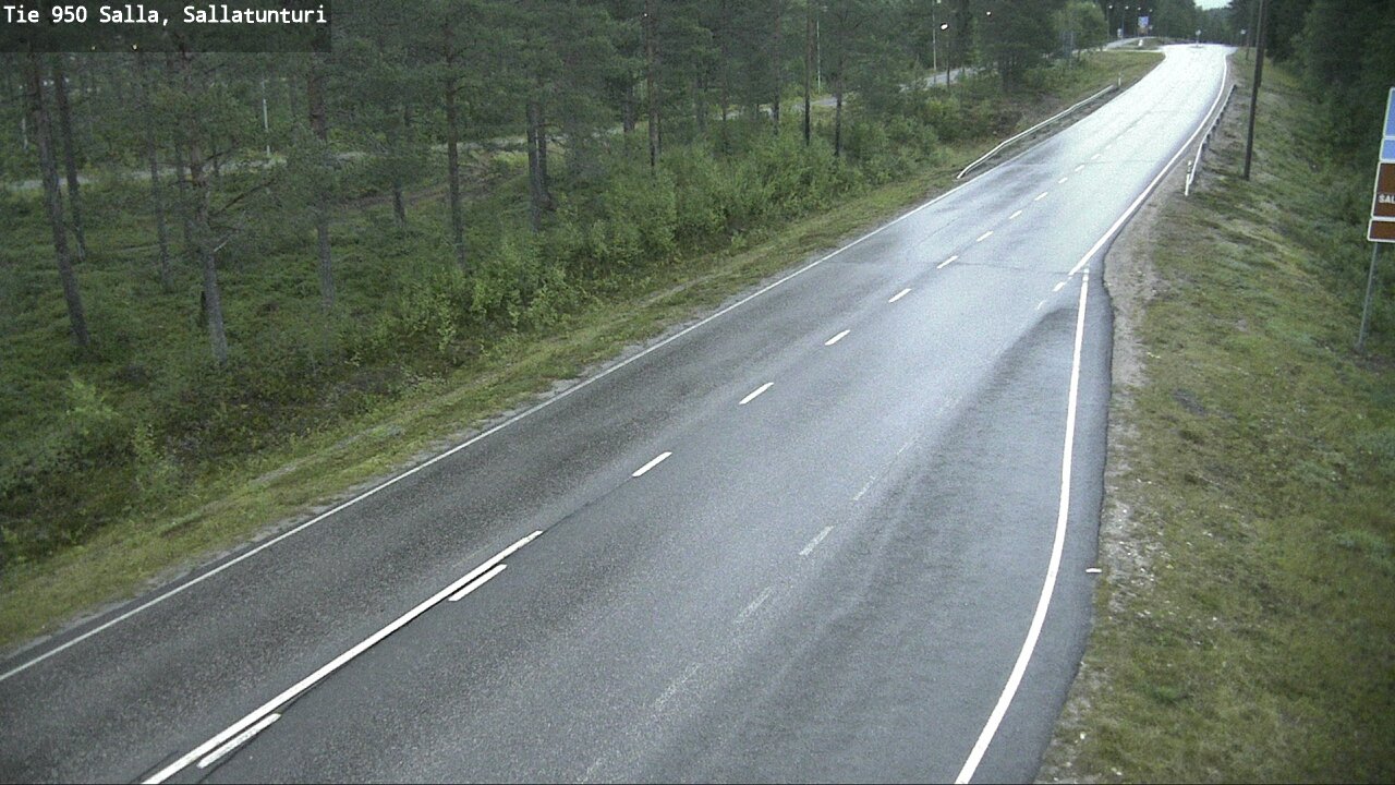 Weather Camera Image Road 950 Salla, Sallatunturi, Salla, Lappi