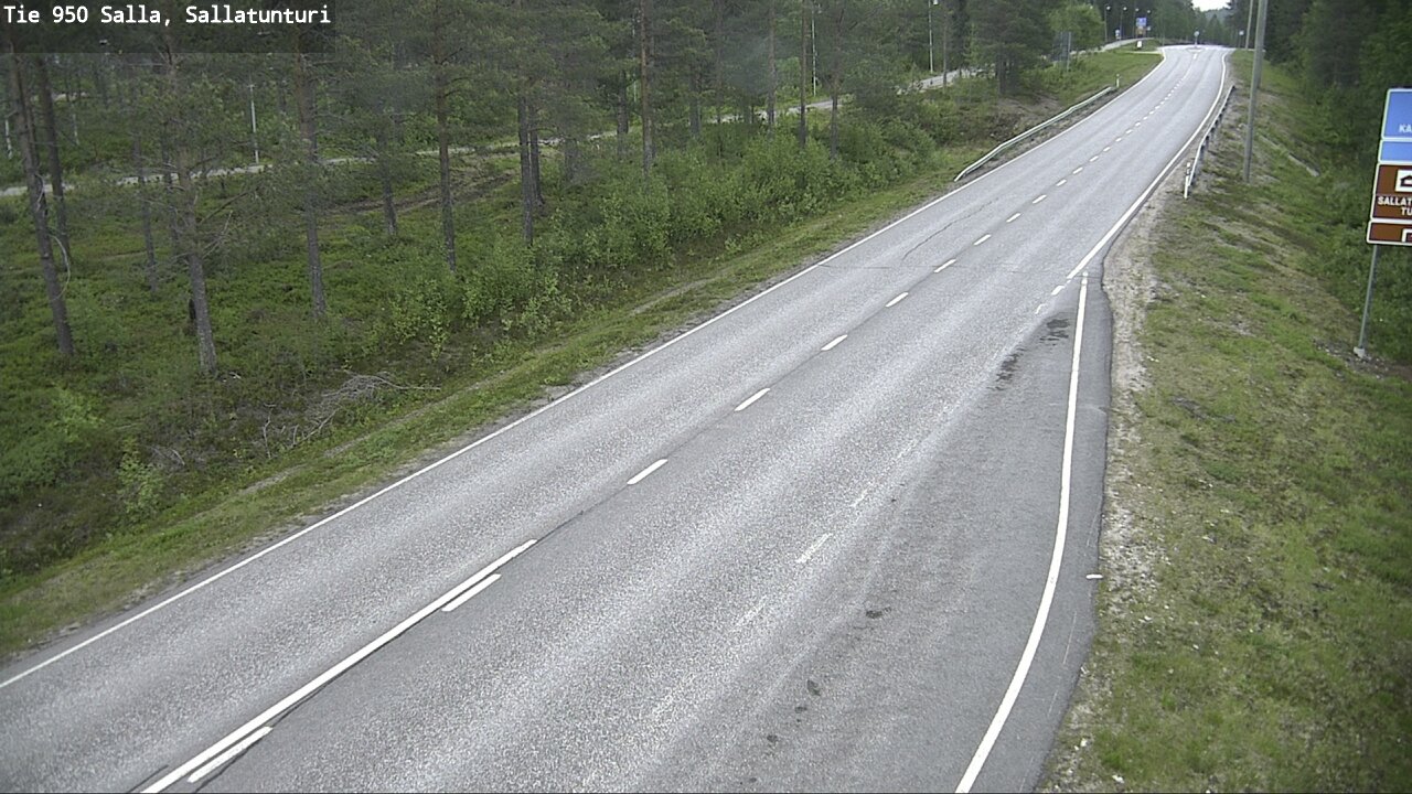Kelikamerat Kuva Tie 950 Salla, Sallatunturi, Salla, Lappi