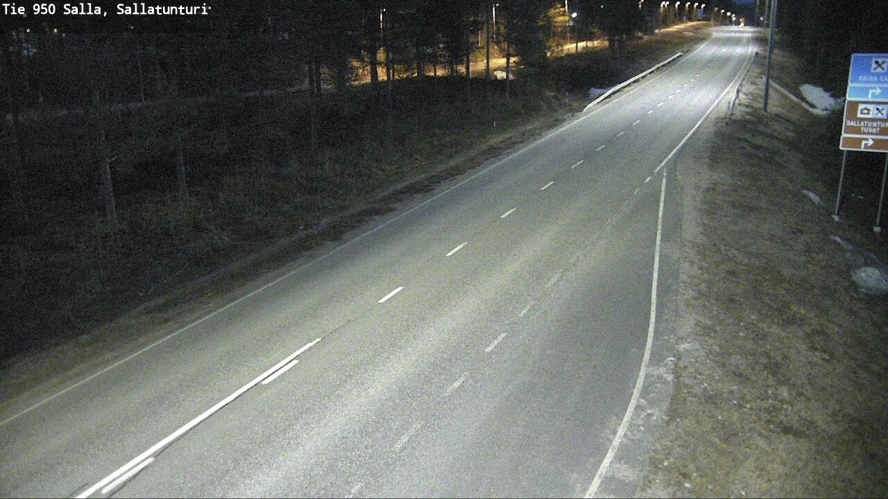 Kelikamerat Kuva Tie 950 Salla, Sallatunturi, Salla, Lappi