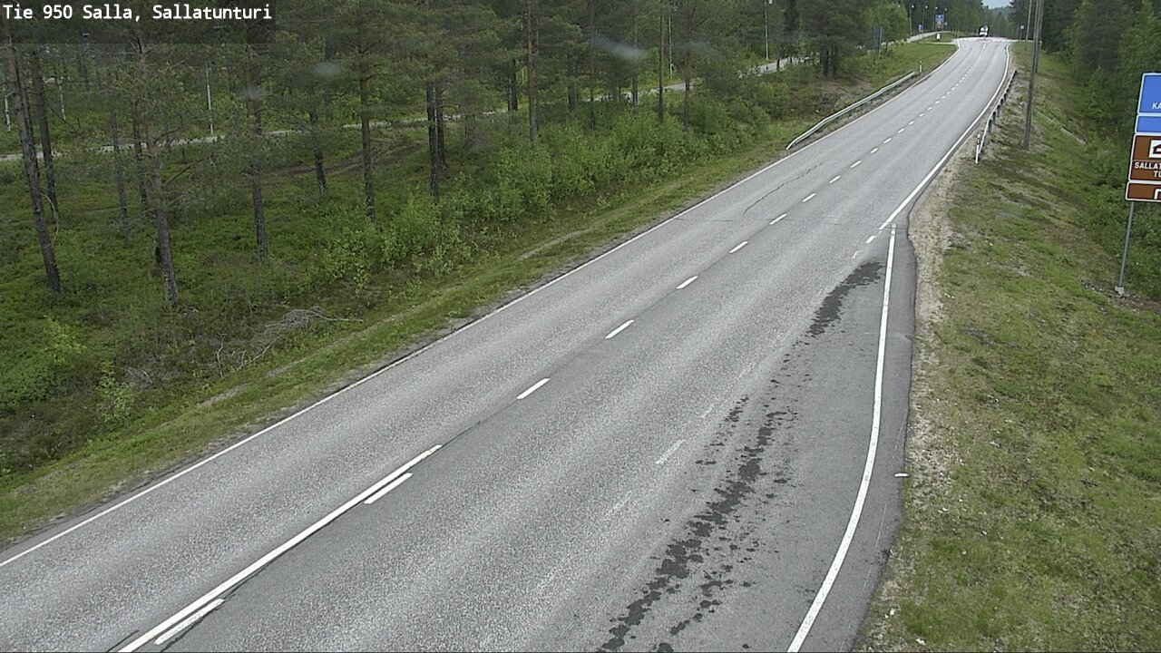 Kelikamerat Kuva Tie 950 Salla, Sallatunturi, Salla, Lappi