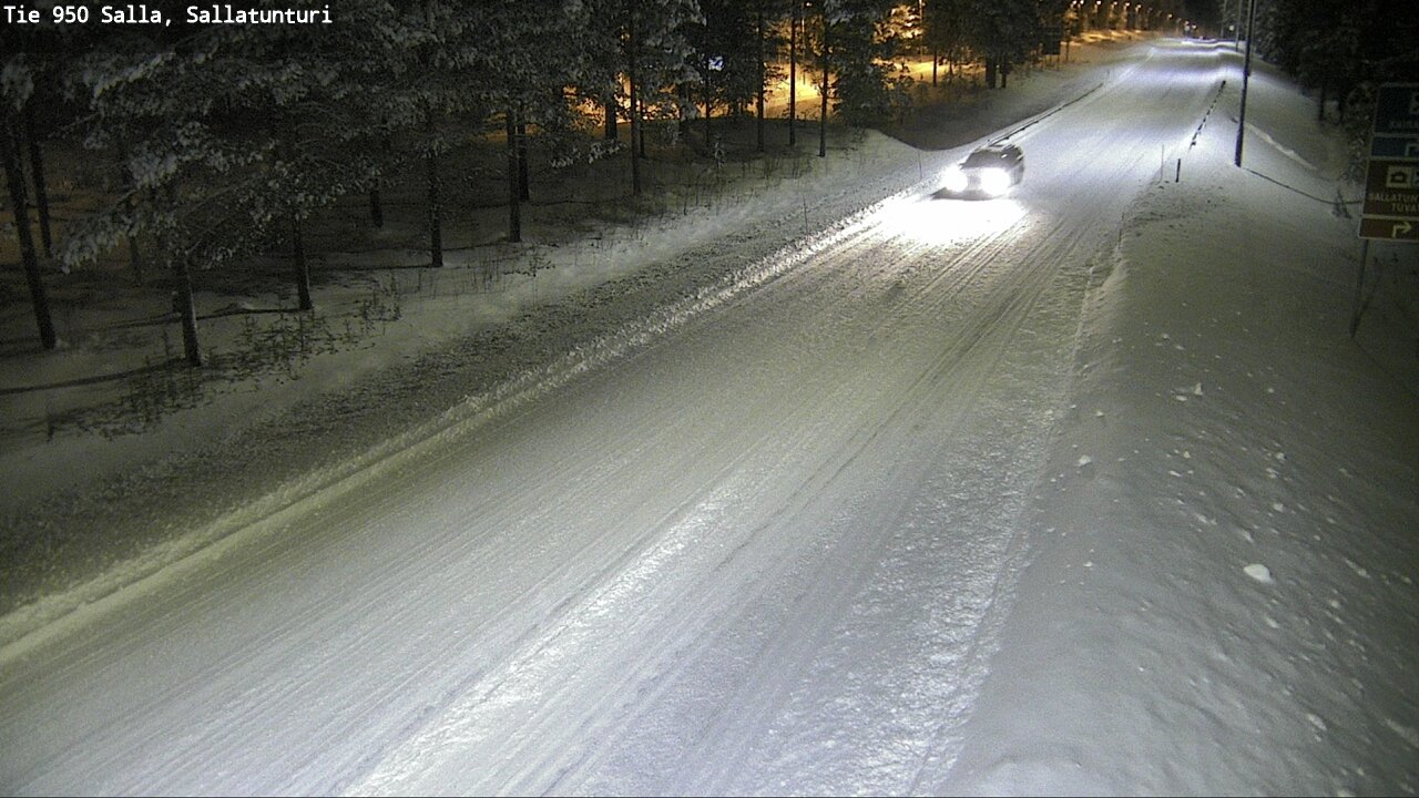 Weather Camera Image Road 950 Salla, Sallatunturi, Salla, Lappi