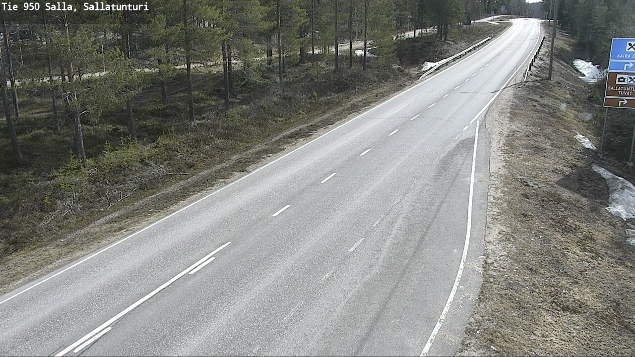 Kelikamerat Kuva Tie 950 Salla, Sallatunturi, Salla, Lappi