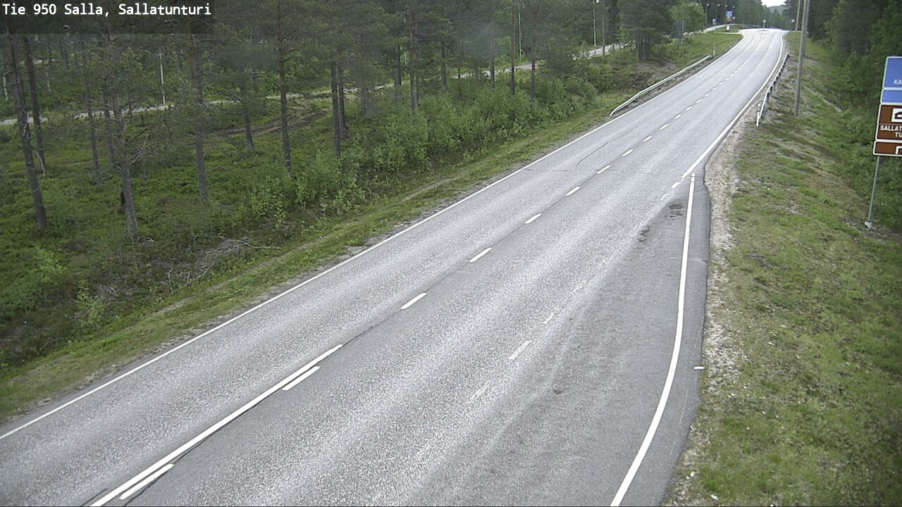Kelikamerat Kuva Tie 950 Salla, Sallatunturi, Salla, Lappi