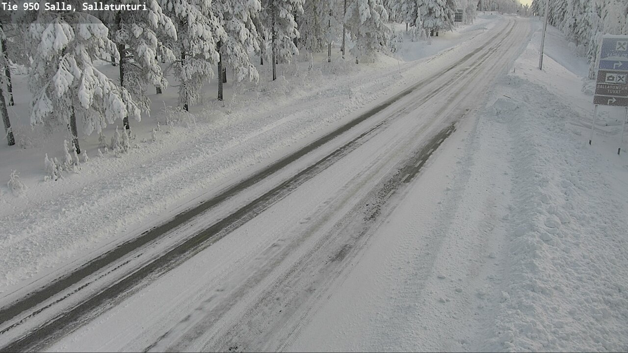 Kelikamerat Kuva Tie 950 Salla, Sallatunturi, Salla, Lappi