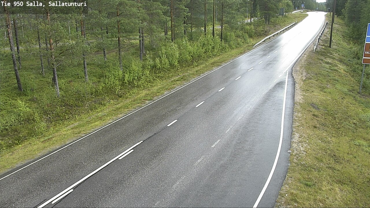 Weather Camera Image Road 950 Salla, Sallatunturi, Salla, Lappi