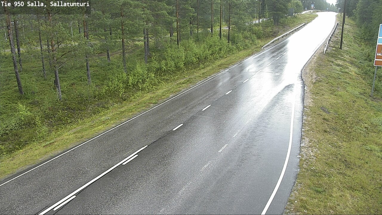 Weather Camera Image Road 950 Salla, Sallatunturi, Salla, Lappi