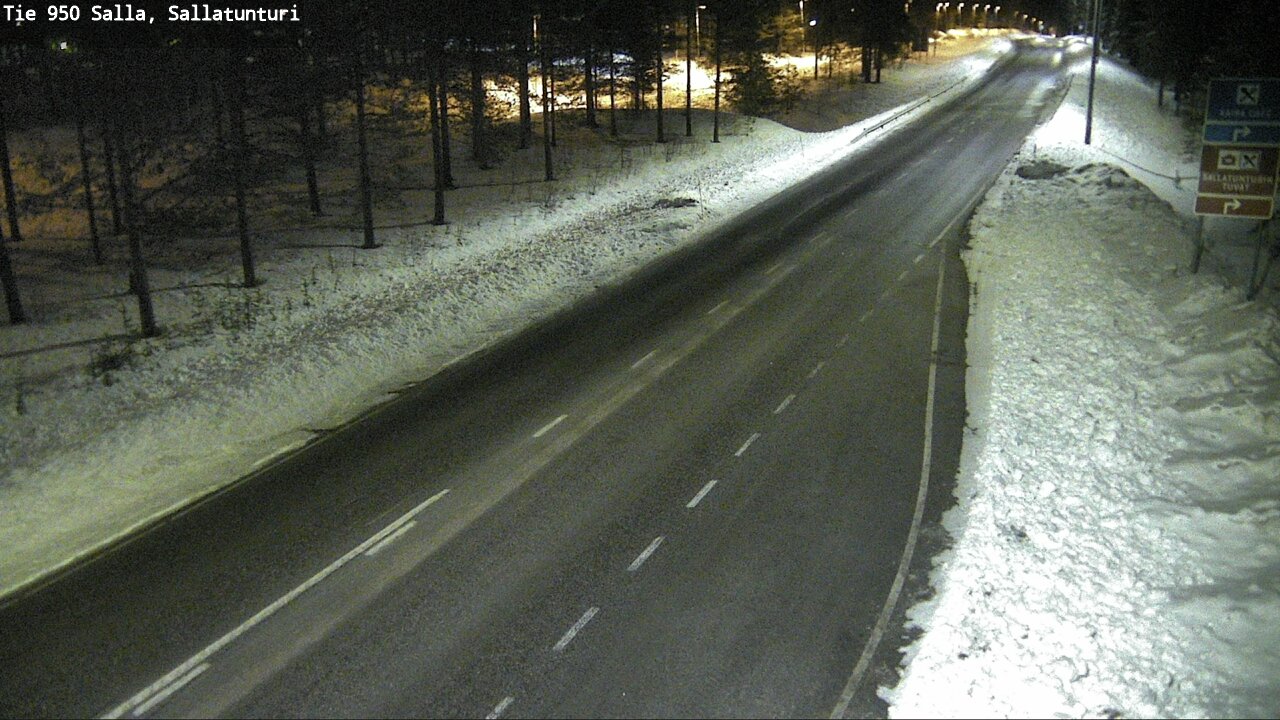 Kelikamerat Kuva Tie 950 Salla, Sallatunturi, Salla, Lappi