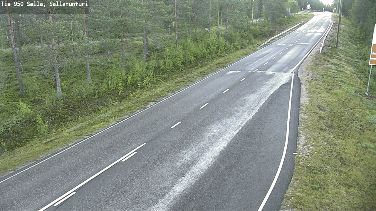 Weather Camera Image Road 950 Salla, Sallatunturi, Salla, Lappi