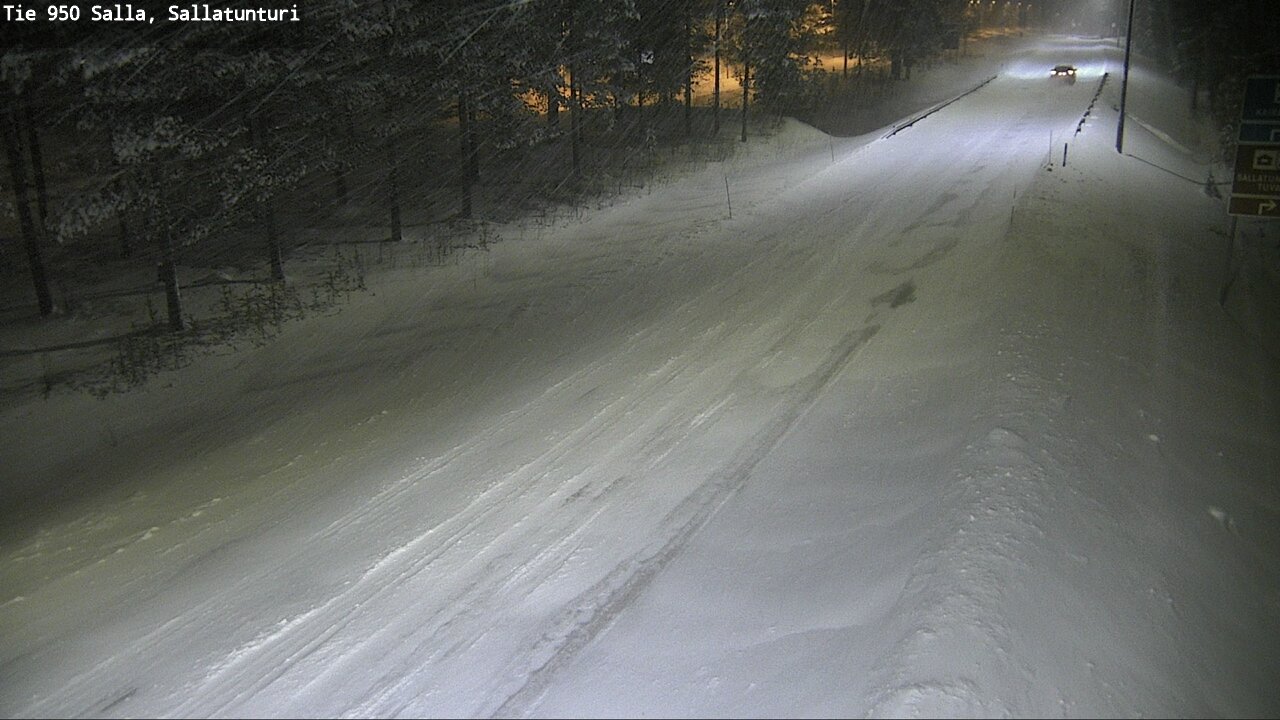 Weather Camera Image Road 950 Salla, Sallatunturi, Salla, Lappi