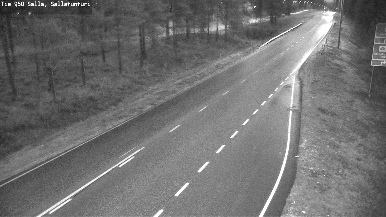 Kelikamerat Kuva Tie 950 Salla, Sallatunturi, Salla, Lappi
