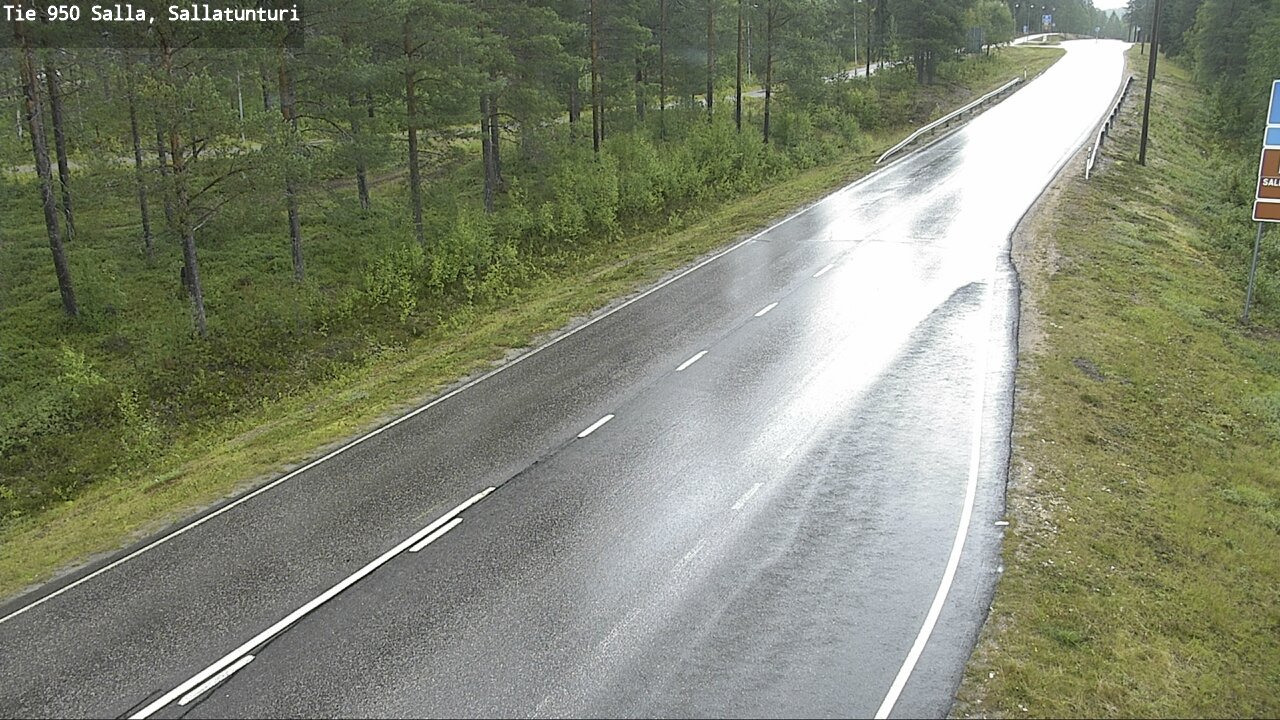 Weather Camera Image Road 950 Salla, Sallatunturi, Salla, Lappi