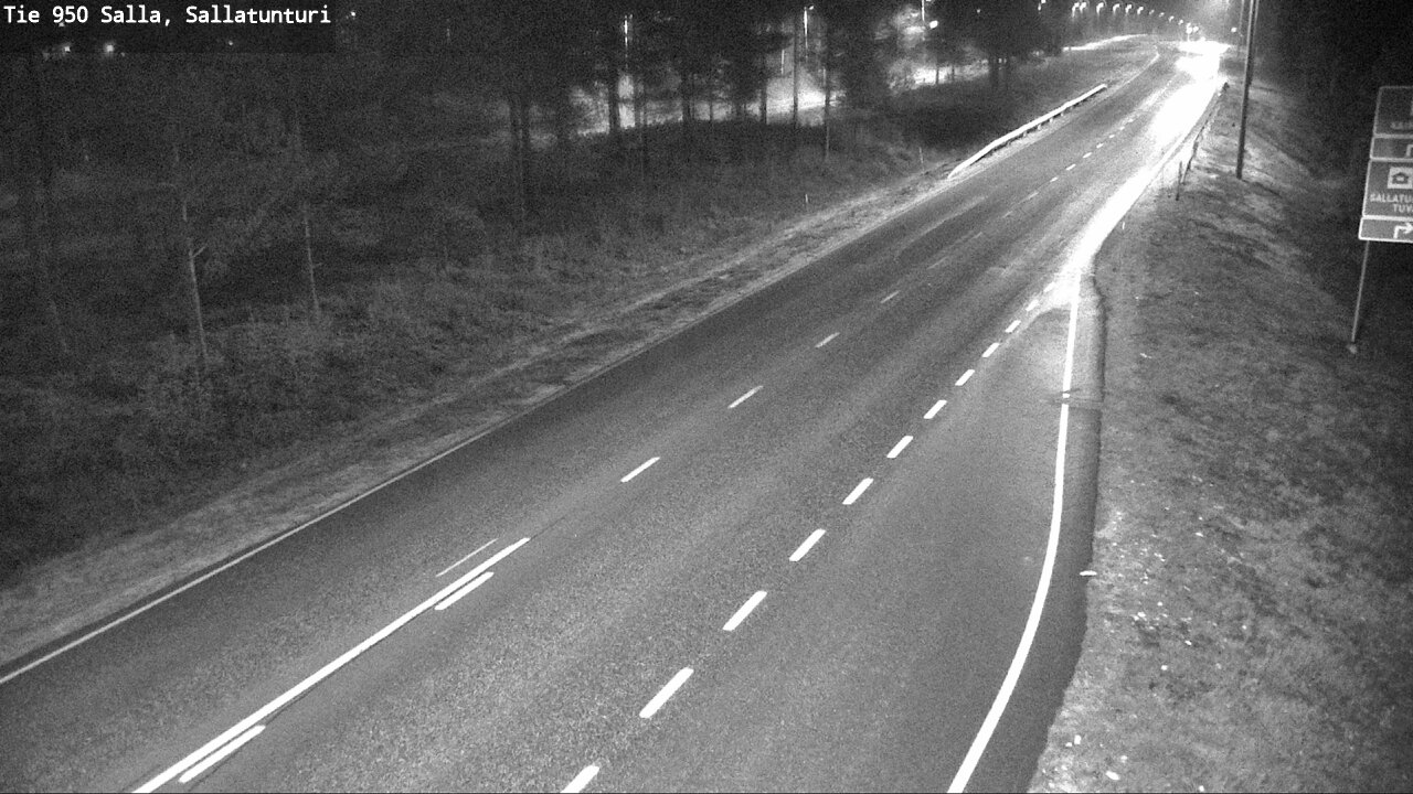 Kelikamerat Kuva Tie 950 Salla, Sallatunturi, Salla, Lappi