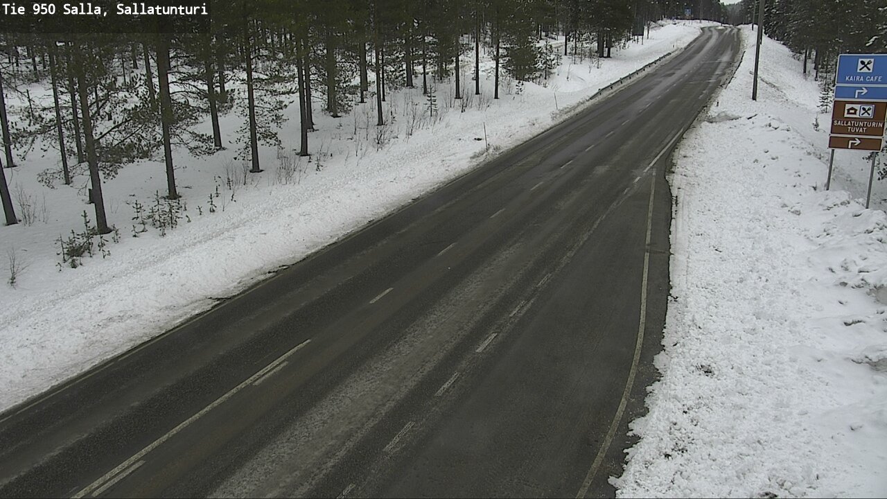 Weather Camera Image Road 950 Salla, Sallatunturi, Salla, Lappi