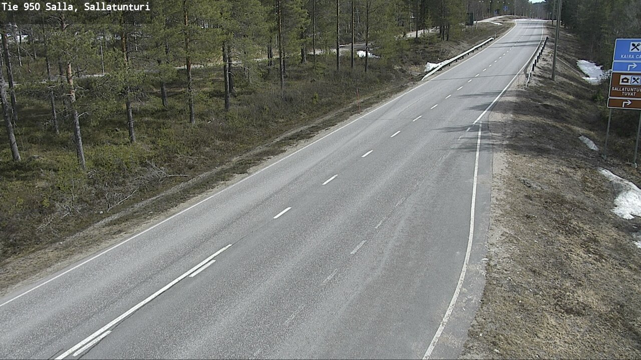 Kelikamerat Kuva Tie 950 Salla, Sallatunturi, Salla, Lappi