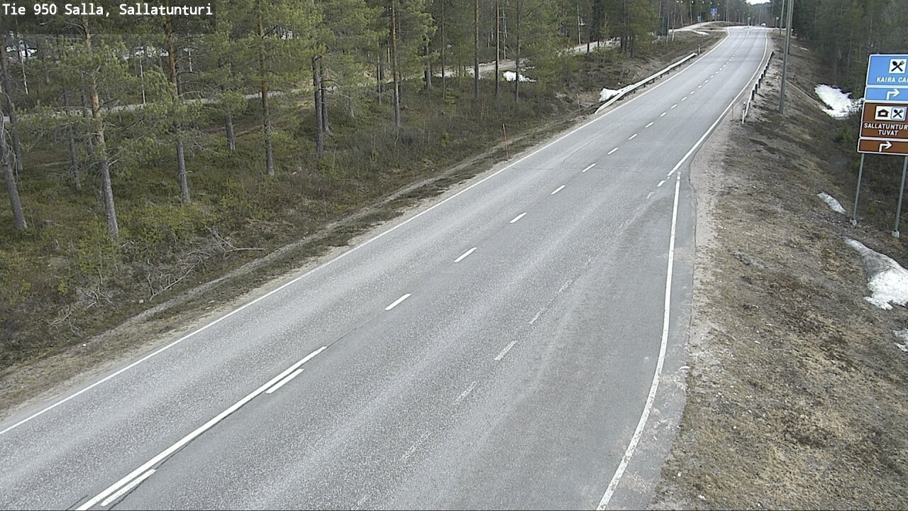 Kelikamerat Kuva Tie 950 Salla, Sallatunturi, Salla, Lappi