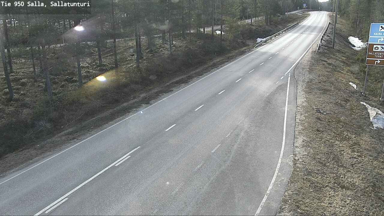 Weather Camera Image Road 950 Salla, Sallatunturi, Salla, Lappi