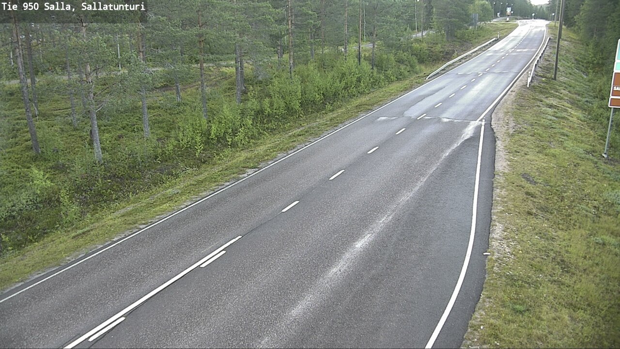 Weather Camera Image Road 950 Salla, Sallatunturi, Salla, Lappi