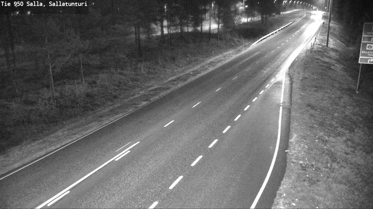 Kelikamerat Kuva Tie 950 Salla, Sallatunturi, Salla, Lappi