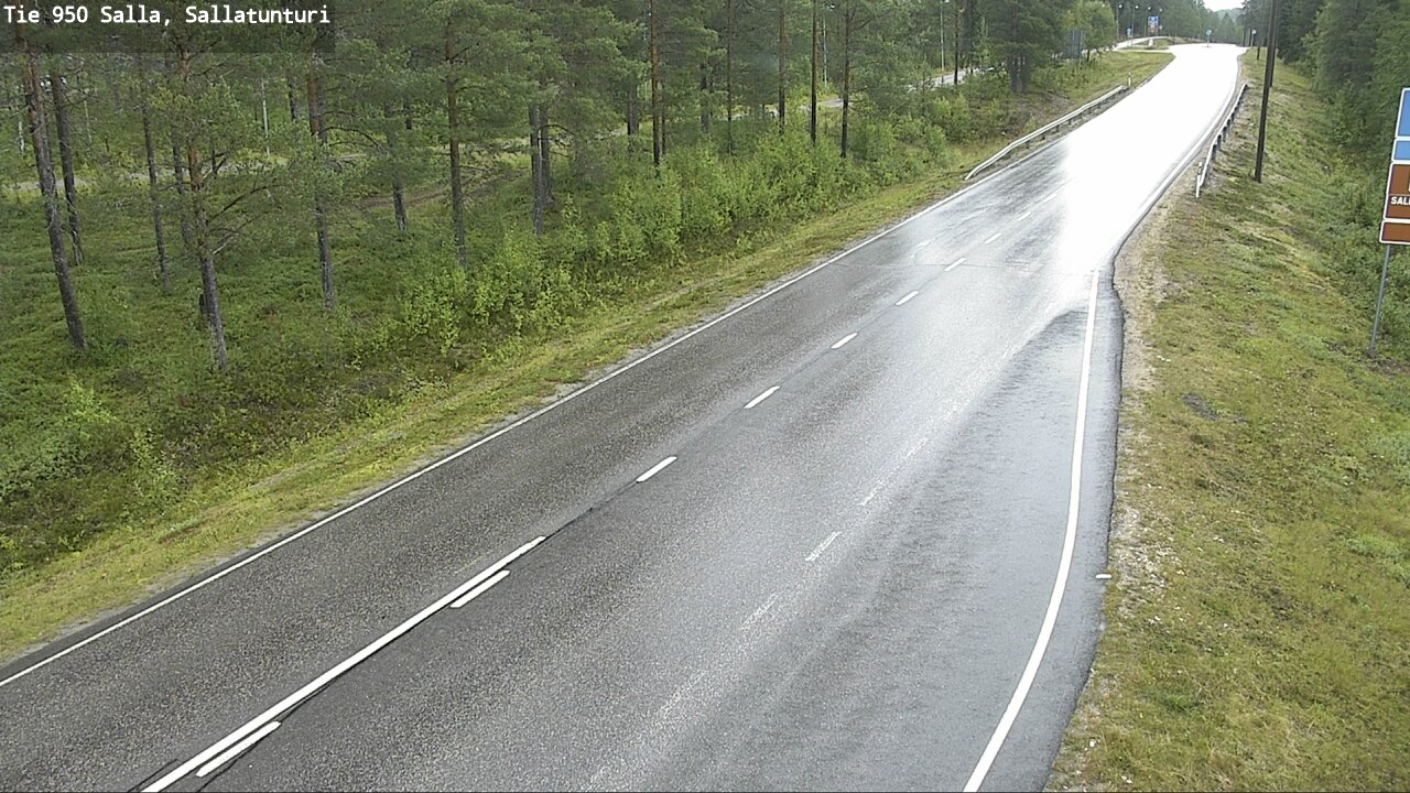 Weather Camera Image Road 950 Salla, Sallatunturi, Salla, Lappi