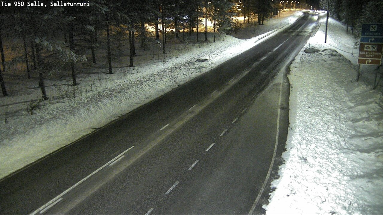 Kelikamerat Kuva Tie 950 Salla, Sallatunturi, Salla, Lappi