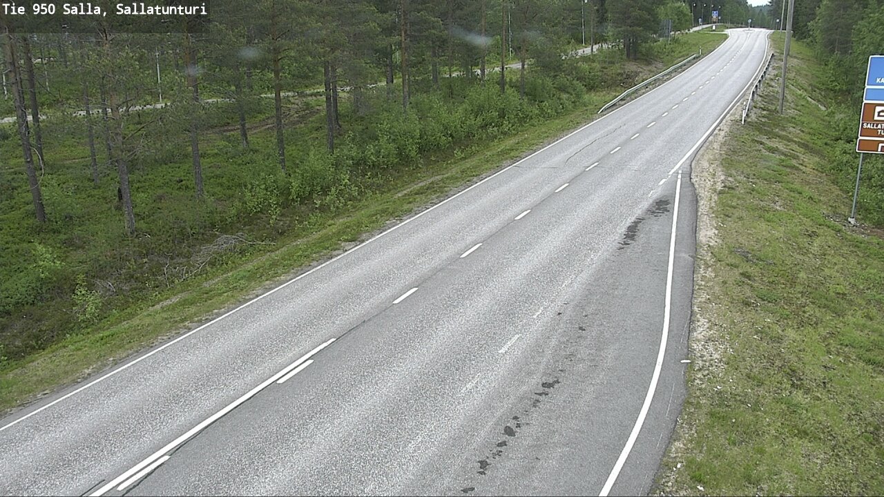 Kelikamerat Kuva Tie 950 Salla, Sallatunturi, Salla, Lappi