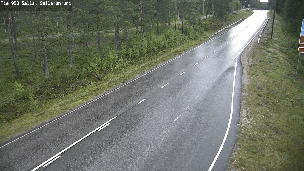 Weather Camera Image Road 950 Salla, Sallatunturi, Salla, Lappi