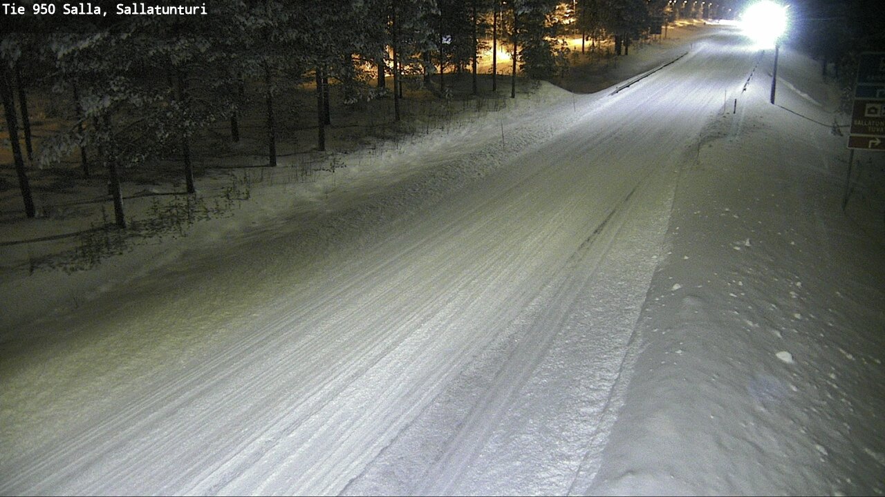 Weather Camera Image Road 950 Salla, Sallatunturi, Salla, Lappi