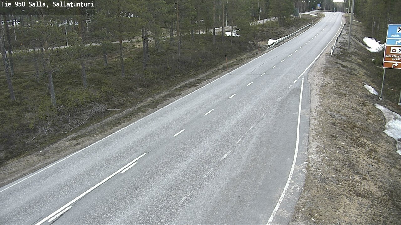 Kelikamerat Kuva Tie 950 Salla, Sallatunturi, Salla, Lappi
