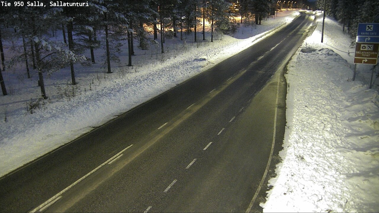 Kelikamerat Kuva Tie 950 Salla, Sallatunturi, Salla, Lappi