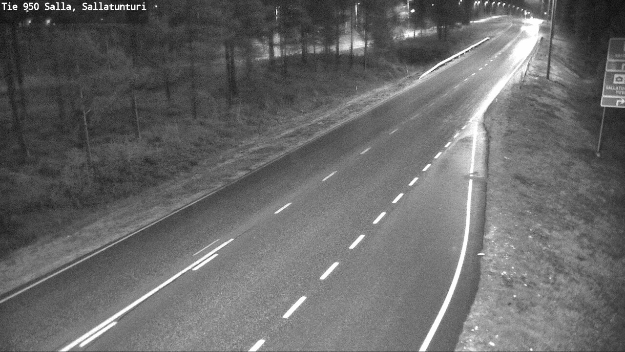 Kelikamerat Kuva Tie 950 Salla, Sallatunturi, Salla, Lappi