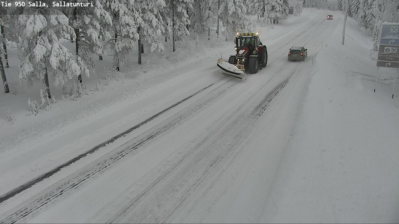 Kelikamerat Kuva Tie 950 Salla, Sallatunturi, Salla, Lappi