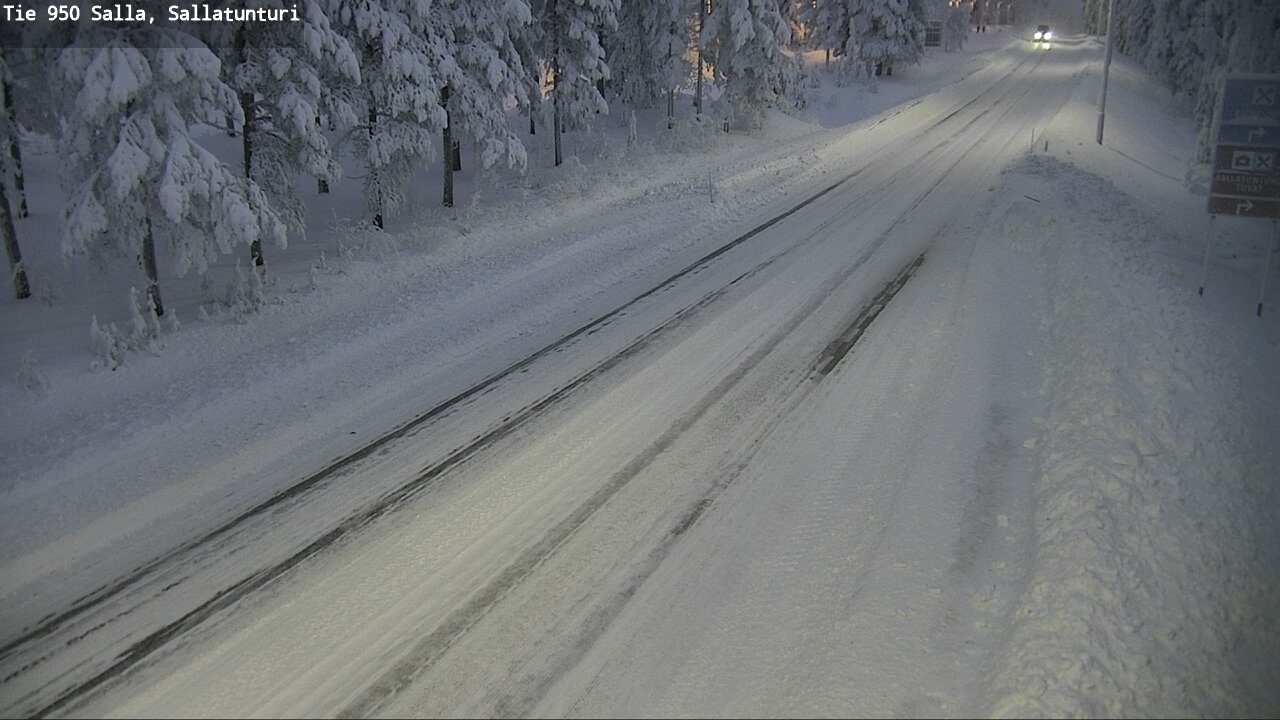 Kelikamerat Kuva Tie 950 Salla, Sallatunturi, Salla, Lappi