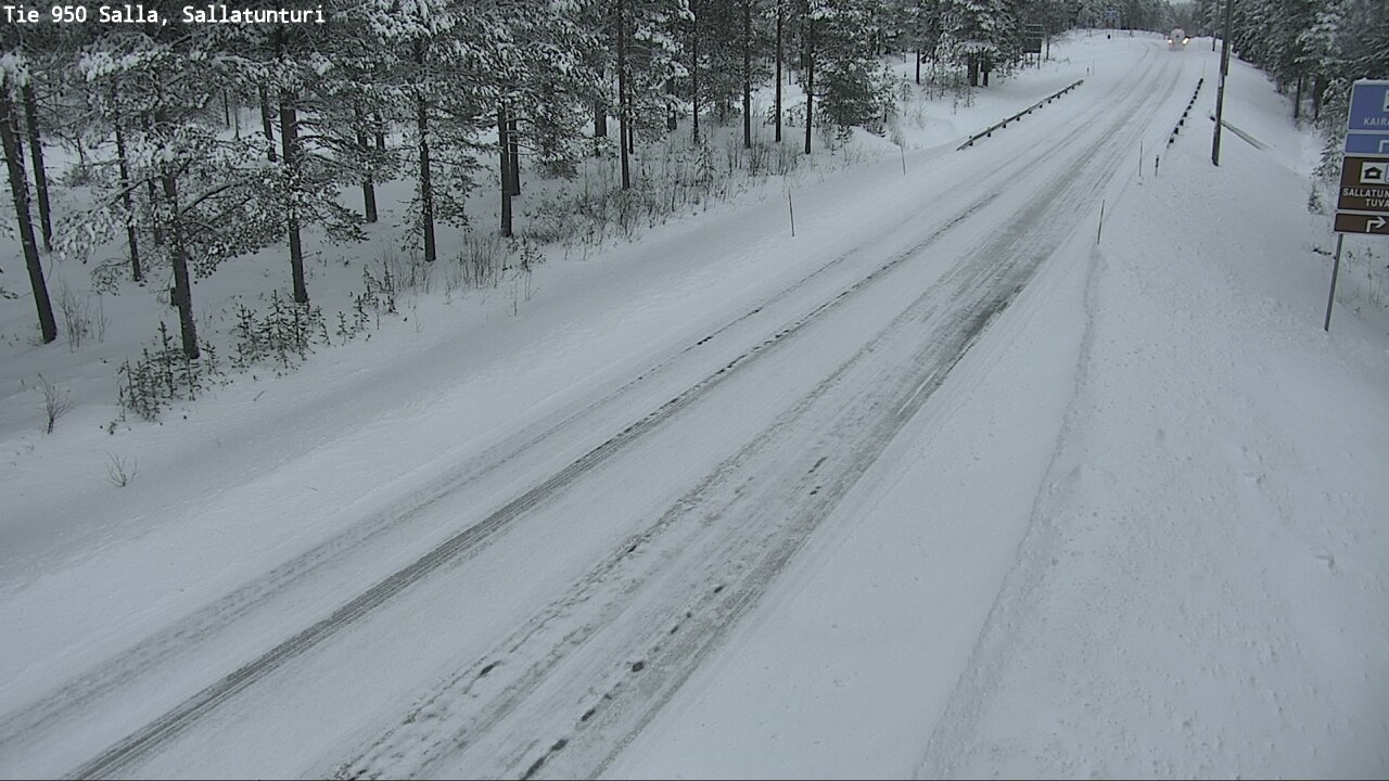 Kelikamerat Kuva Tie 950 Salla, Sallatunturi, Salla, Lappi