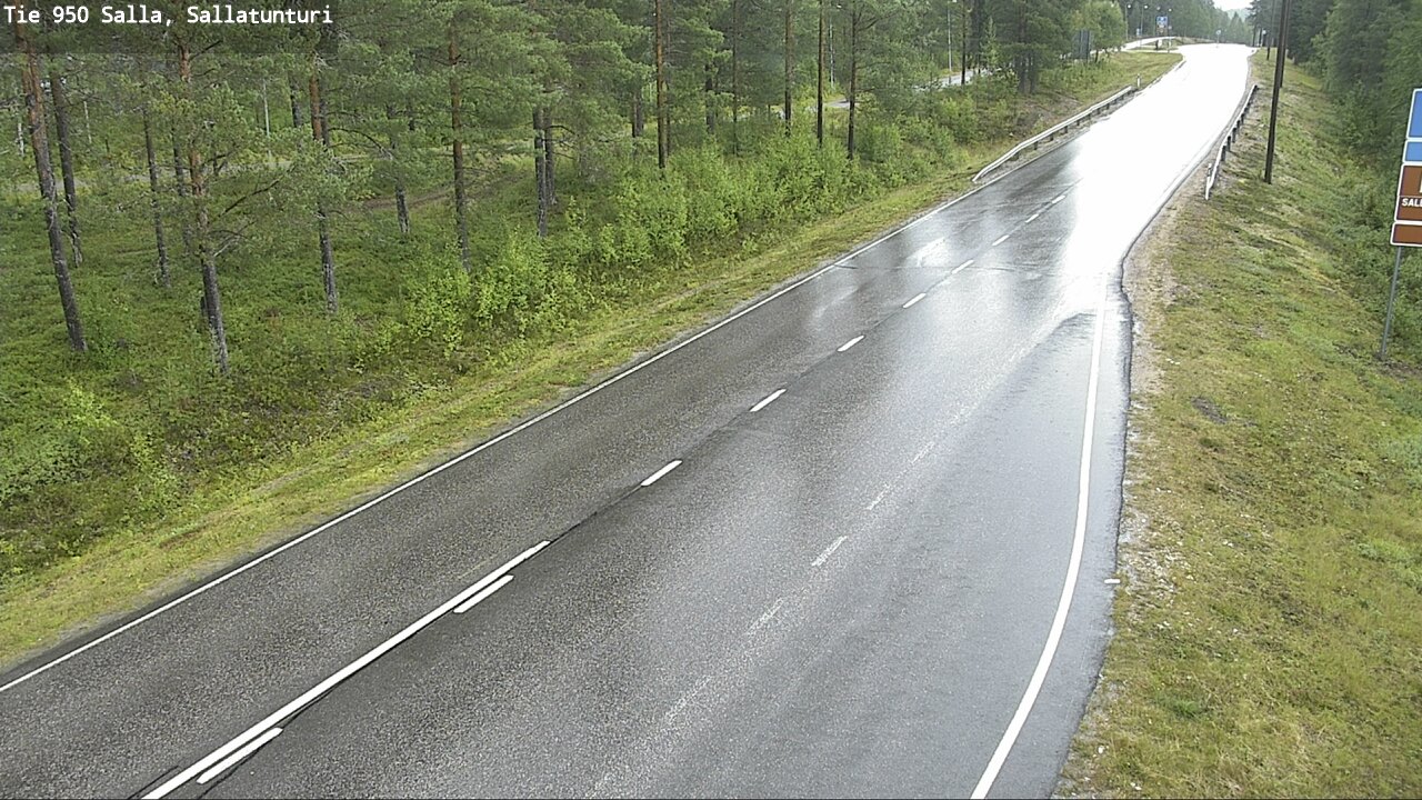 Weather Camera Image Road 950 Salla, Sallatunturi, Salla, Lappi