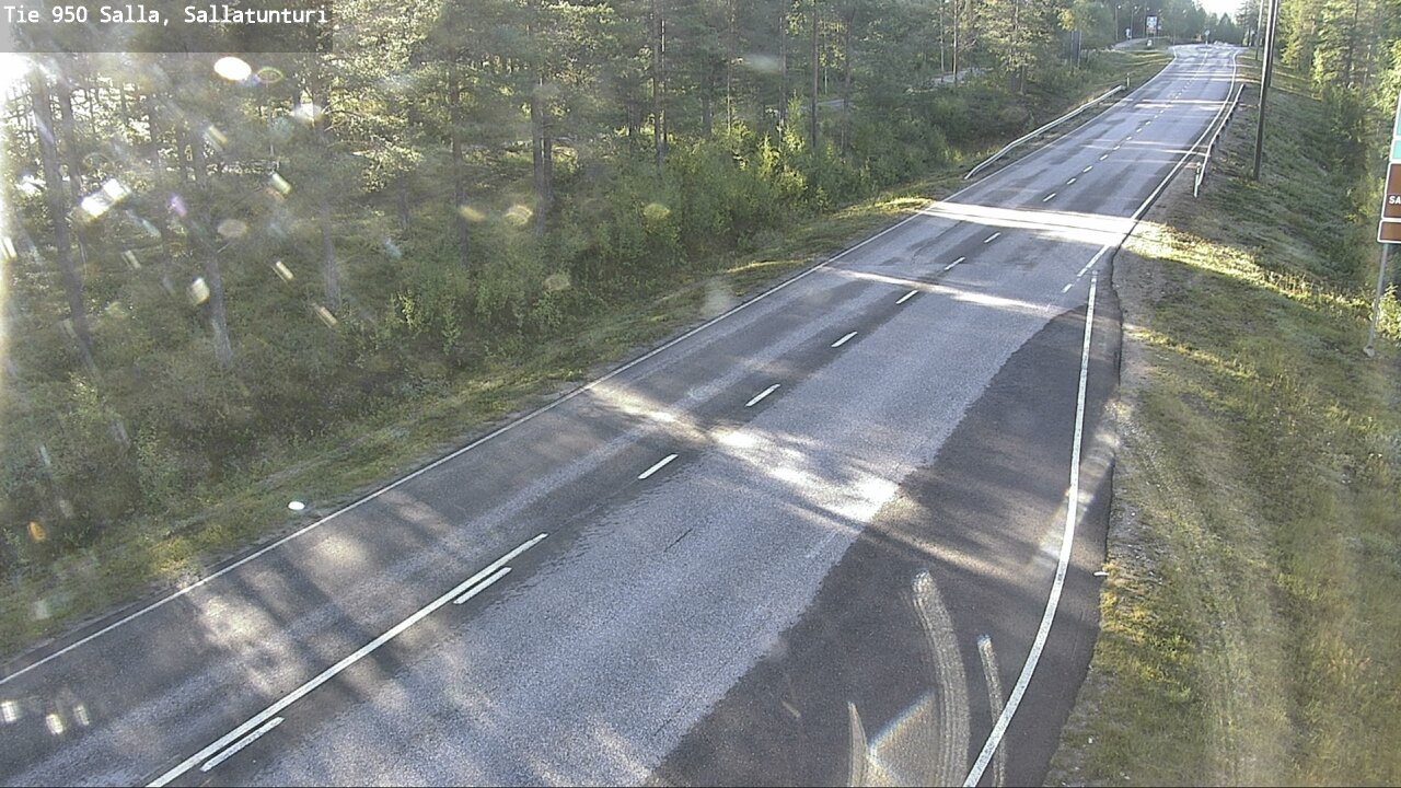 Weather Camera Image Road 950 Salla, Sallatunturi, Salla, Lappi