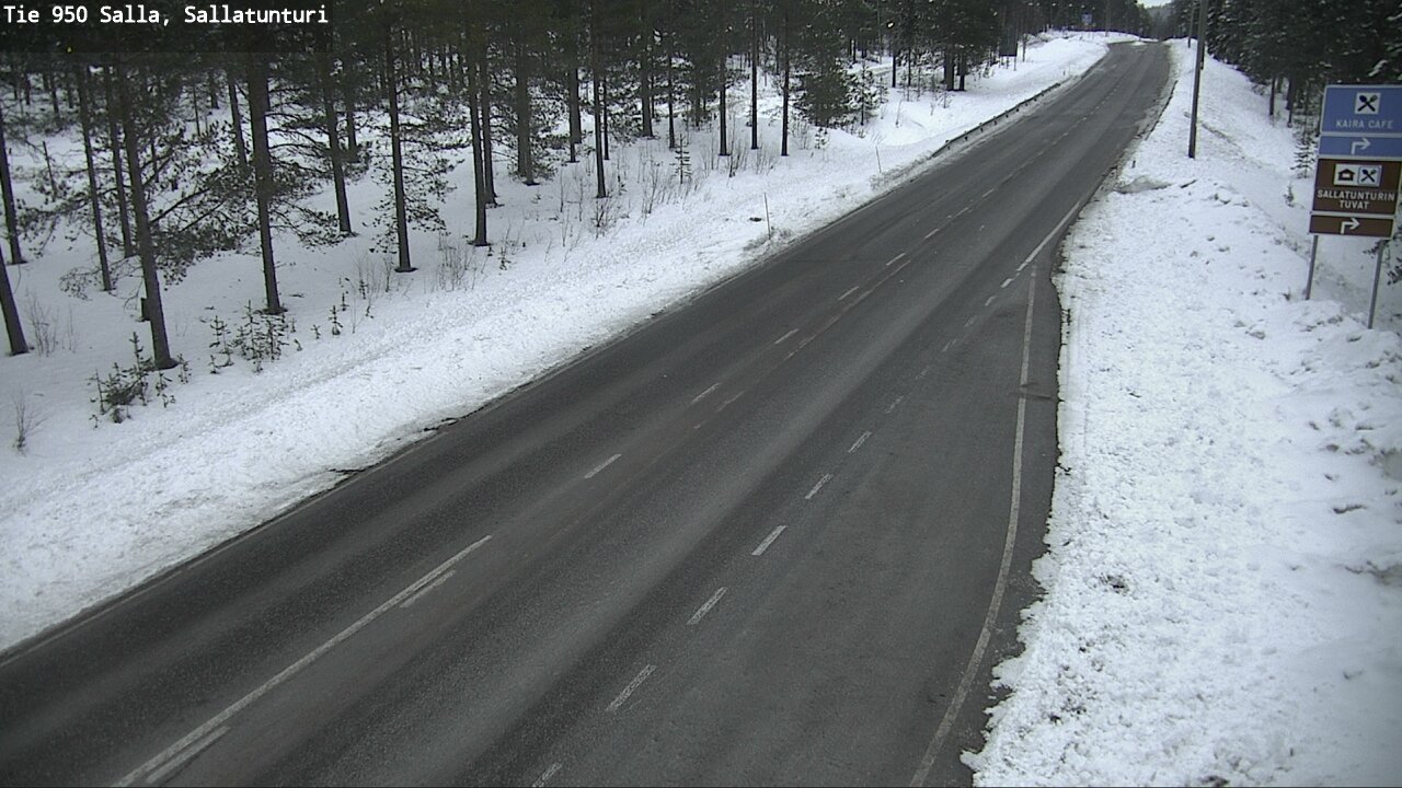 Kelikamerat Kuva Tie 950 Salla, Sallatunturi, Salla, Lappi