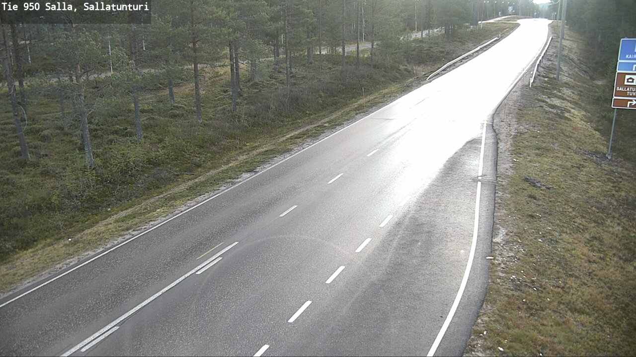 Kelikamerat Kuva Tie 950 Salla, Sallatunturi, Salla, Lappi
