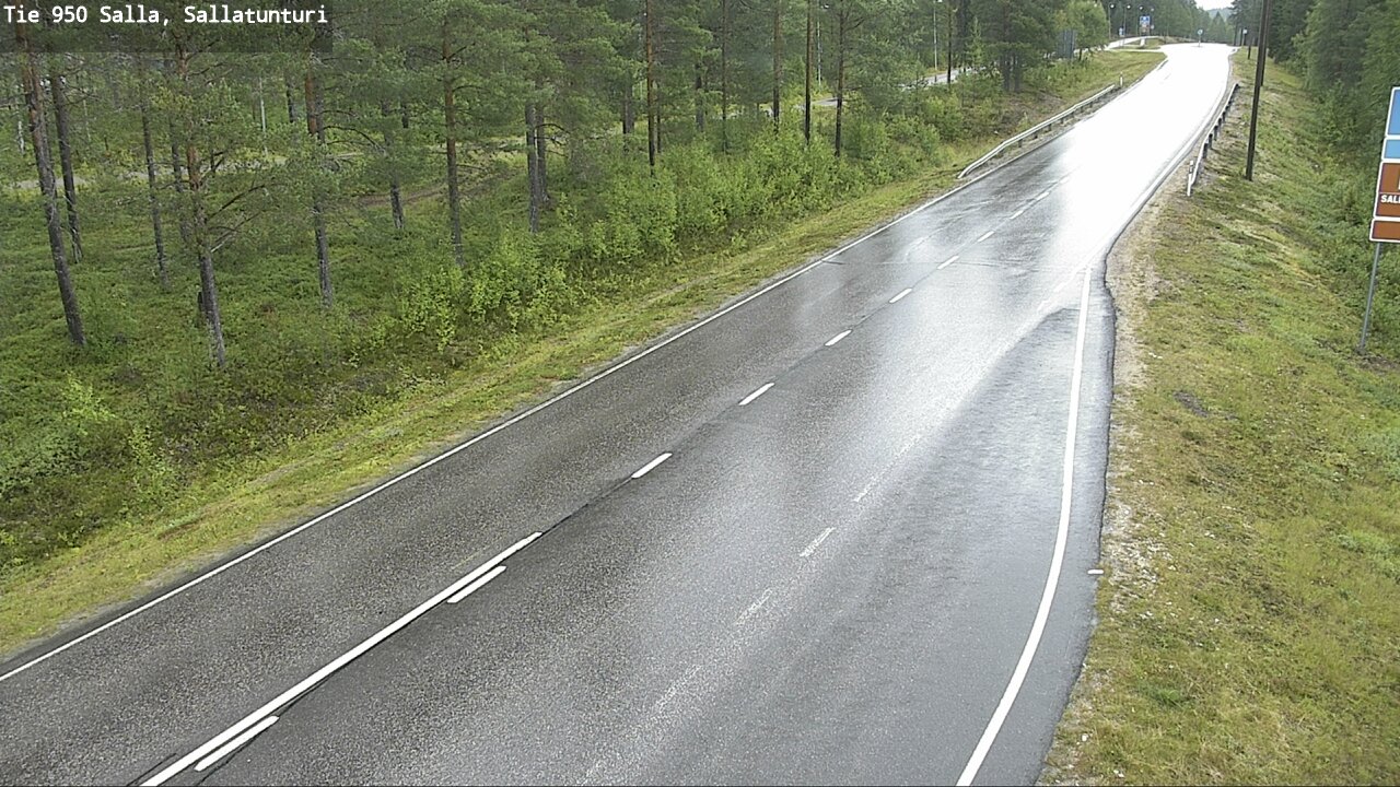 Weather Camera Image Road 950 Salla, Sallatunturi, Salla, Lappi