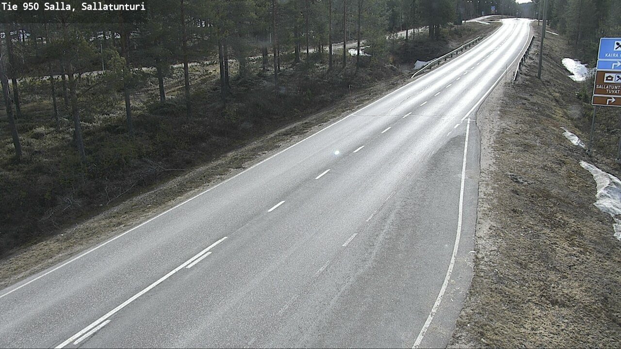 Kelikamerat Kuva Tie 950 Salla, Sallatunturi, Salla, Lappi