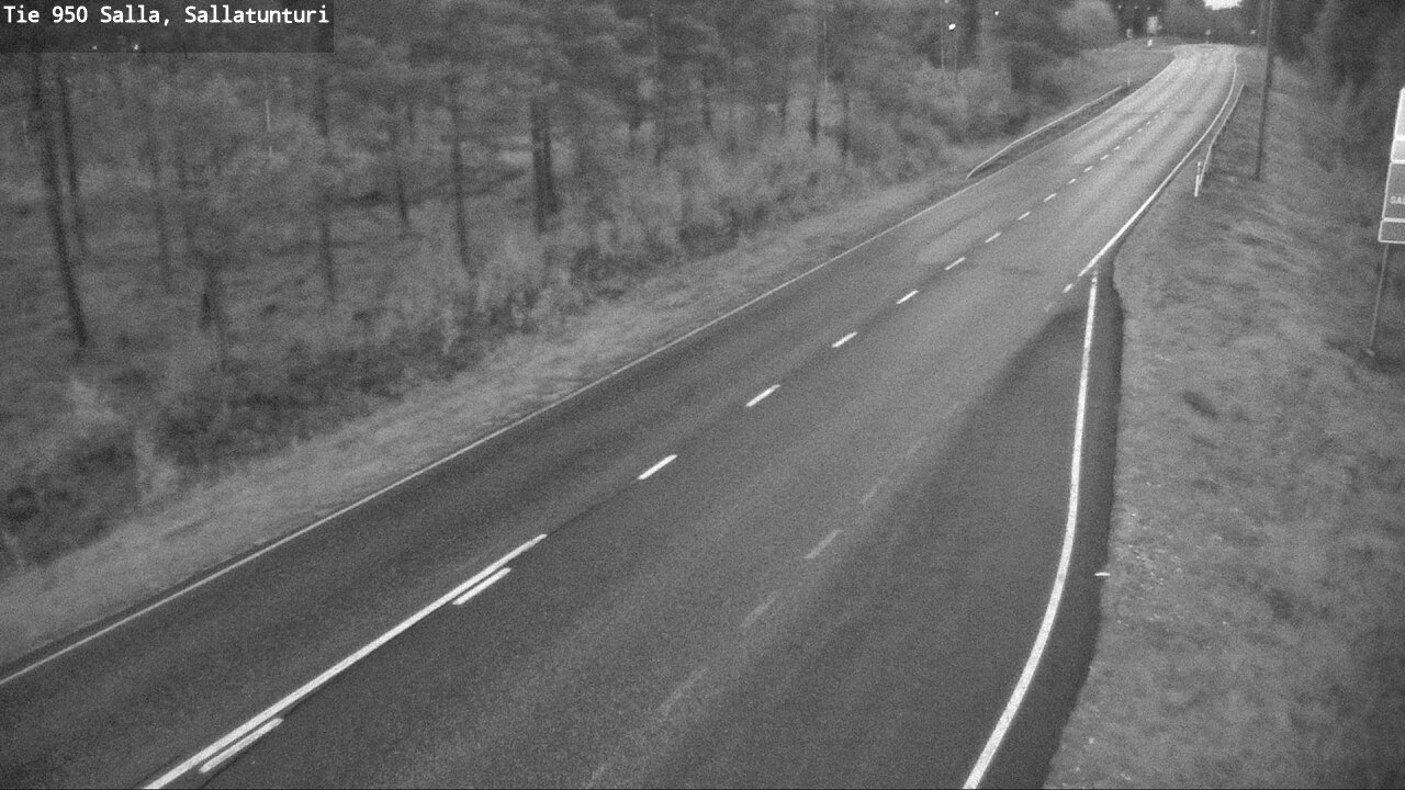 Weather Camera Image Road 950 Salla, Sallatunturi, Salla, Lappi