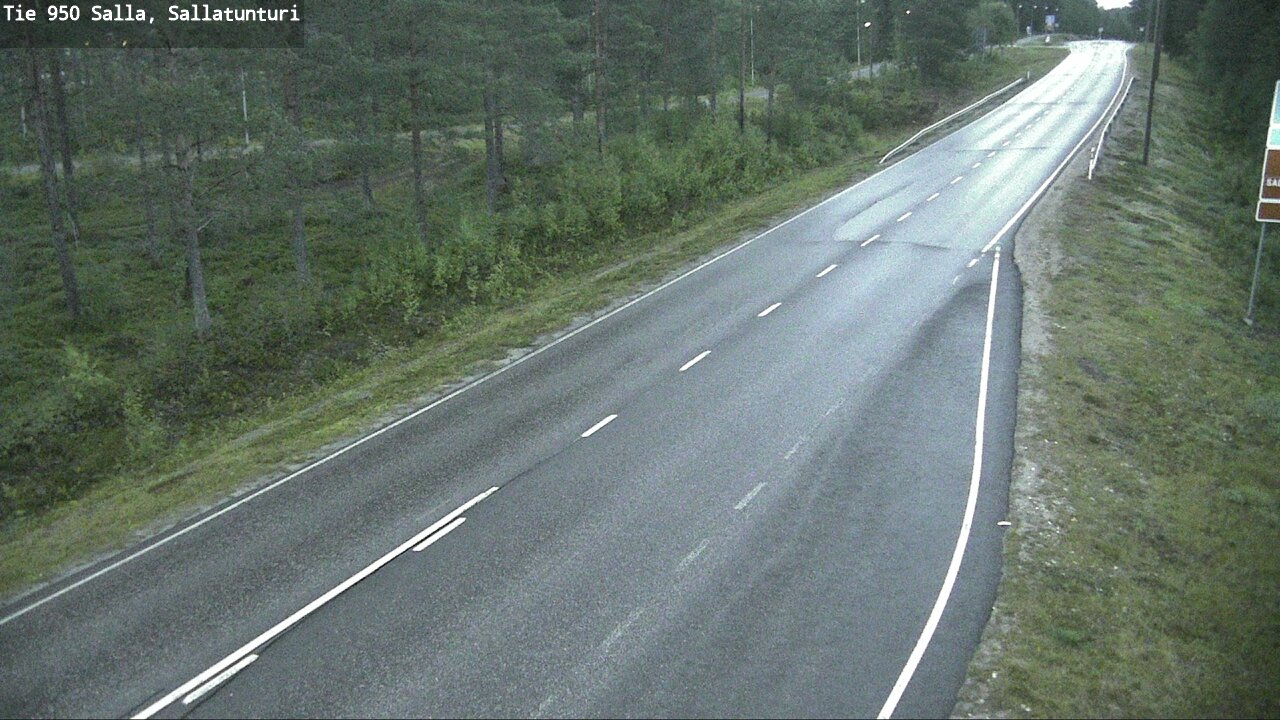 Weather Camera Image Road 950 Salla, Sallatunturi, Salla, Lappi
