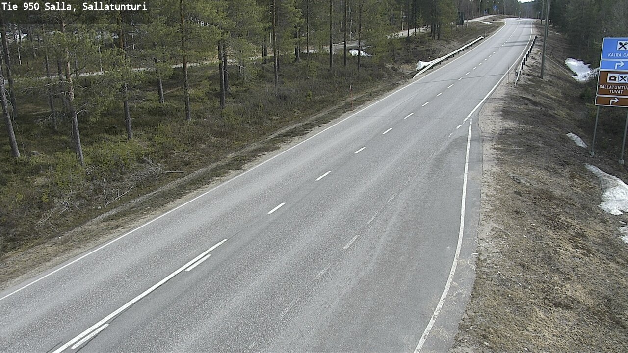 Kelikamerat Kuva Tie 950 Salla, Sallatunturi, Salla, Lappi