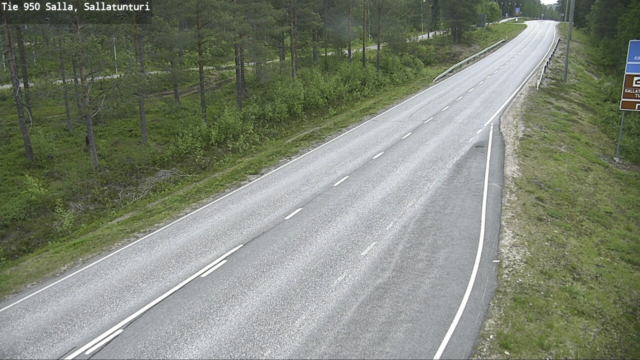 Kelikamerat Kuva Tie 950 Salla, Sallatunturi, Salla, Lappi