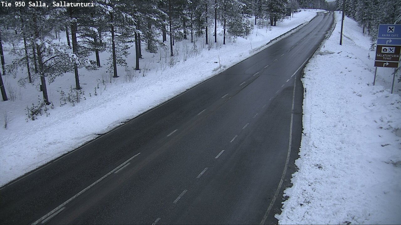Kelikamerat Kuva Tie 950 Salla, Sallatunturi, Salla, Lappi
