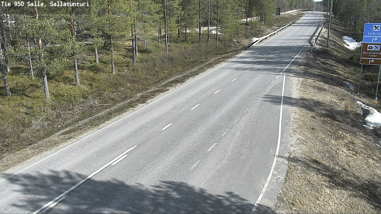 Kelikamerat Kuva Tie 950 Salla, Sallatunturi, Salla, Lappi