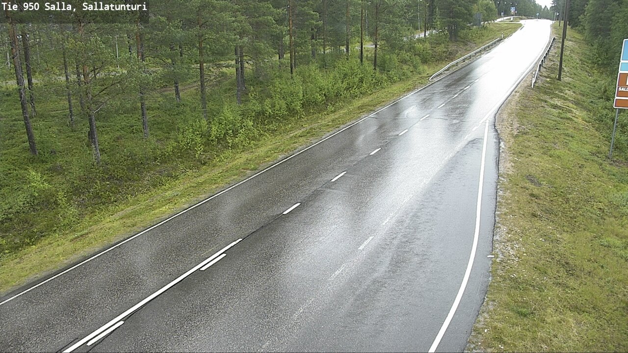 Weather Camera Image Road 950 Salla, Sallatunturi, Salla, Lappi