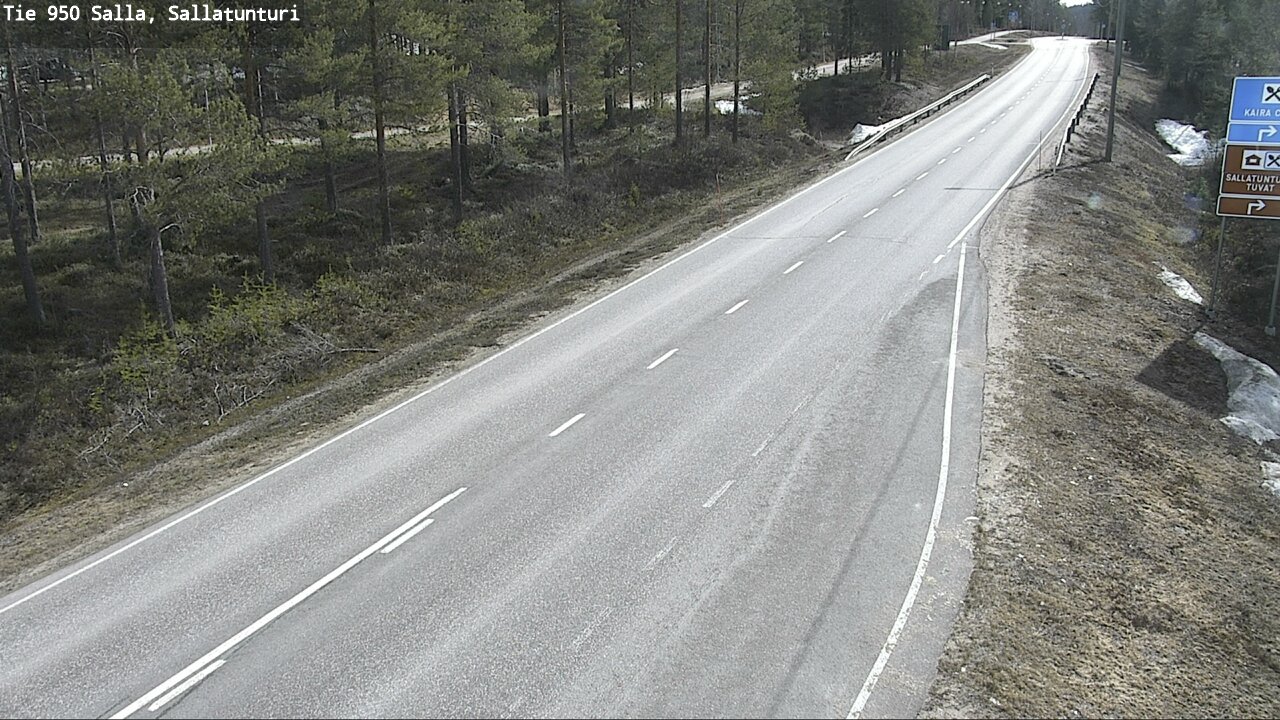 Kelikamerat Kuva Tie 950 Salla, Sallatunturi, Salla, Lappi